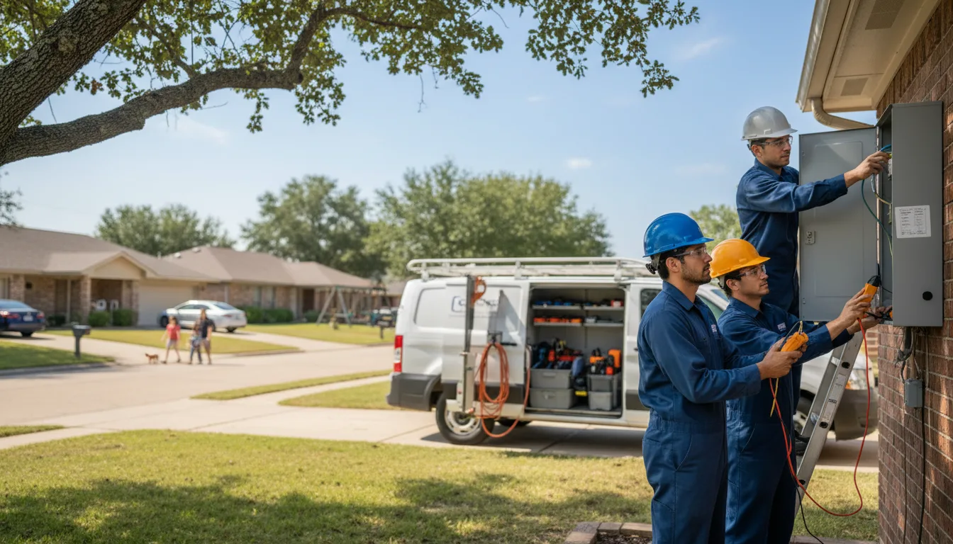 Certified electrician providing emergency electrical services in Westlake, LA